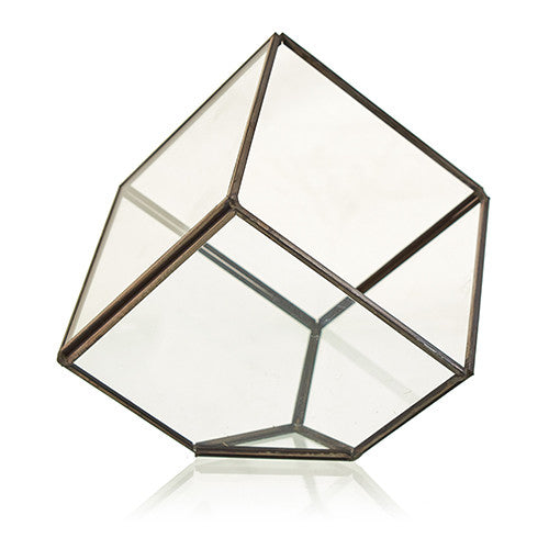 Glass Terrarium - Cube on Corner From Witch, Please!