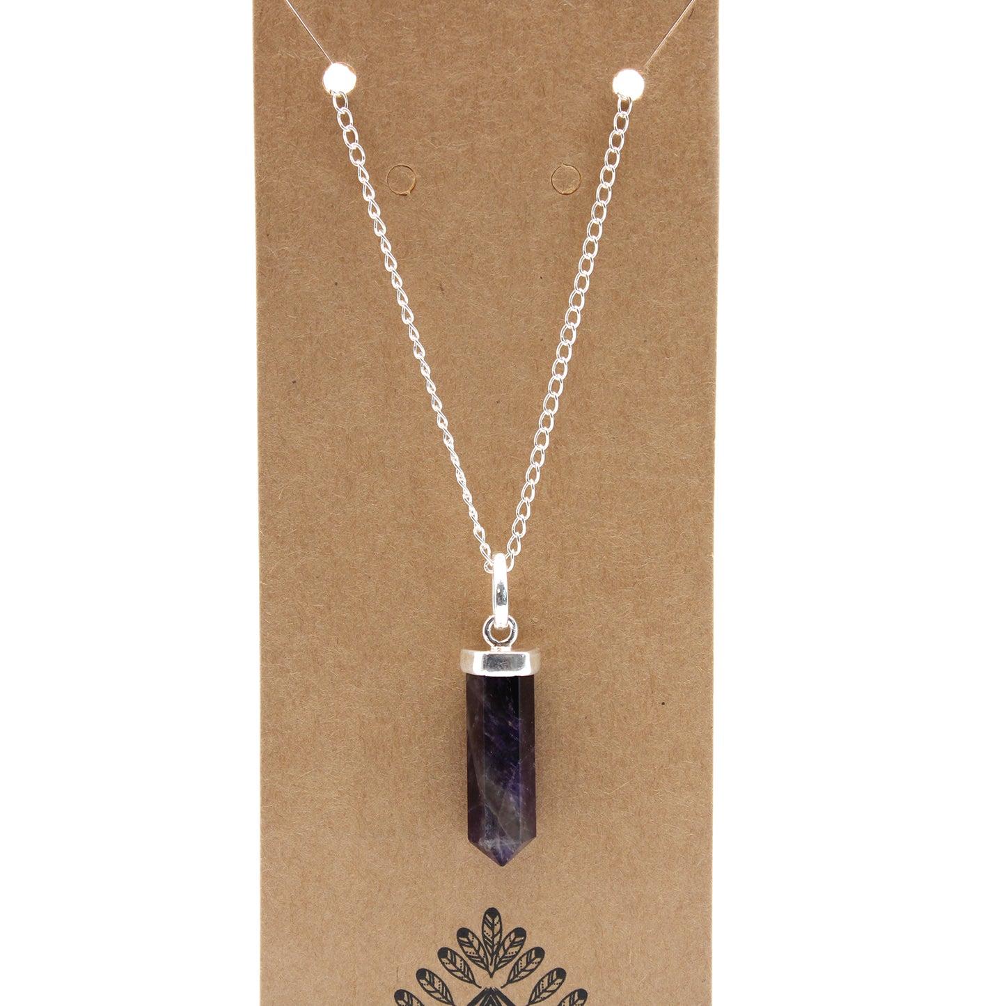 Gemstone Classic Point Pendant - Amethyst From Witch, Please!