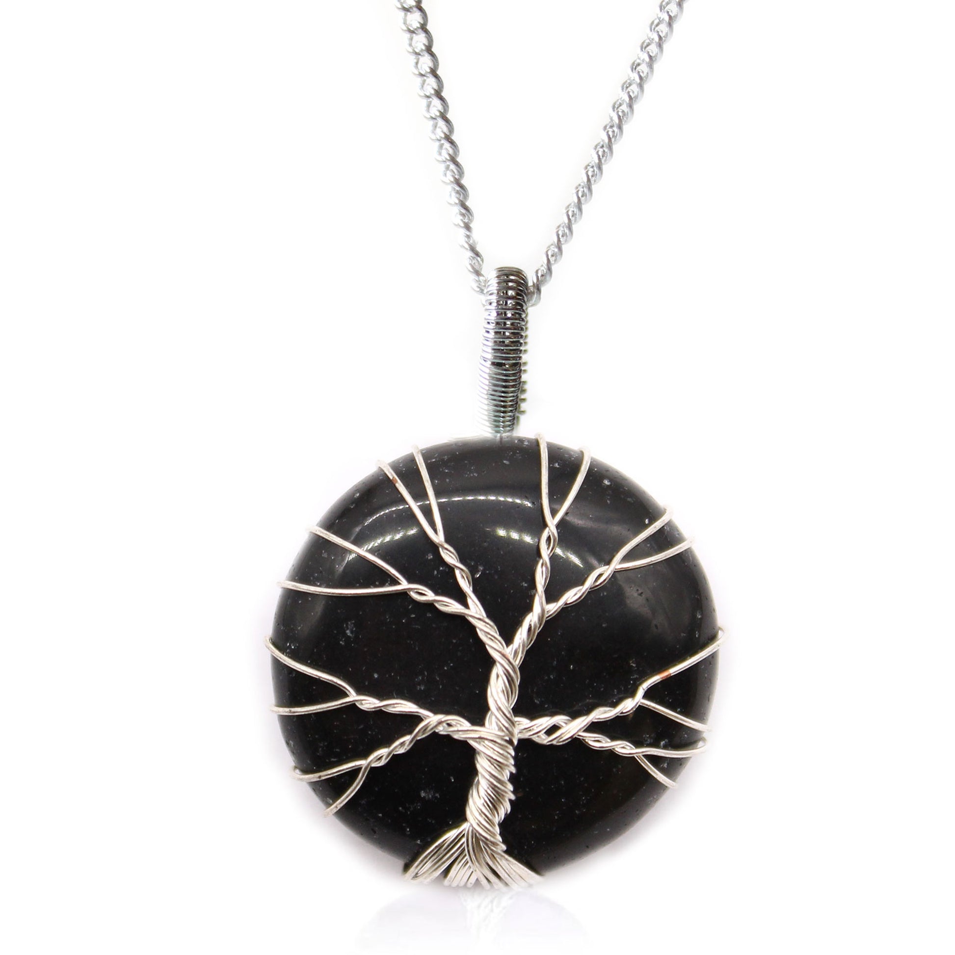 Tree of Life Gemstone Necklace - Black Onyx From Witch, Please!