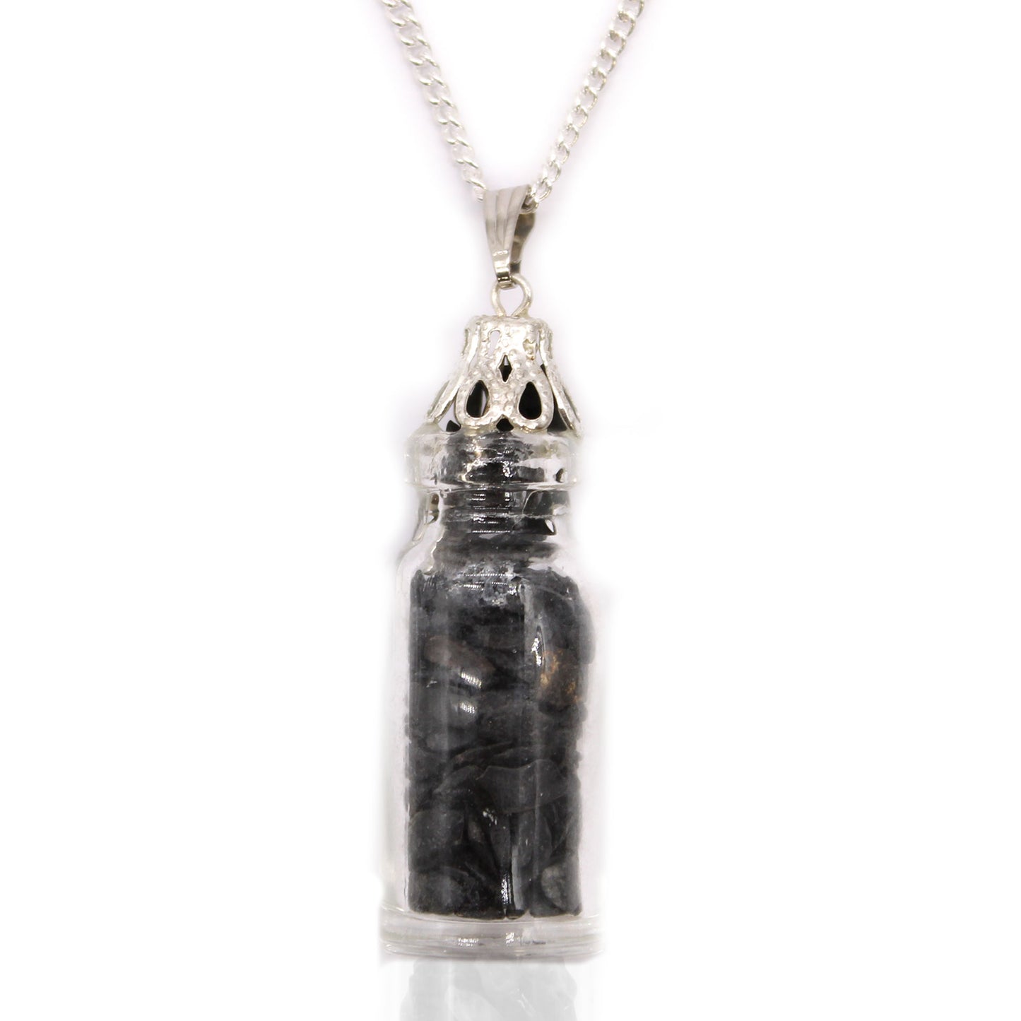 Bottled Gemstones Necklace - Black Onyx From Witch, Please!