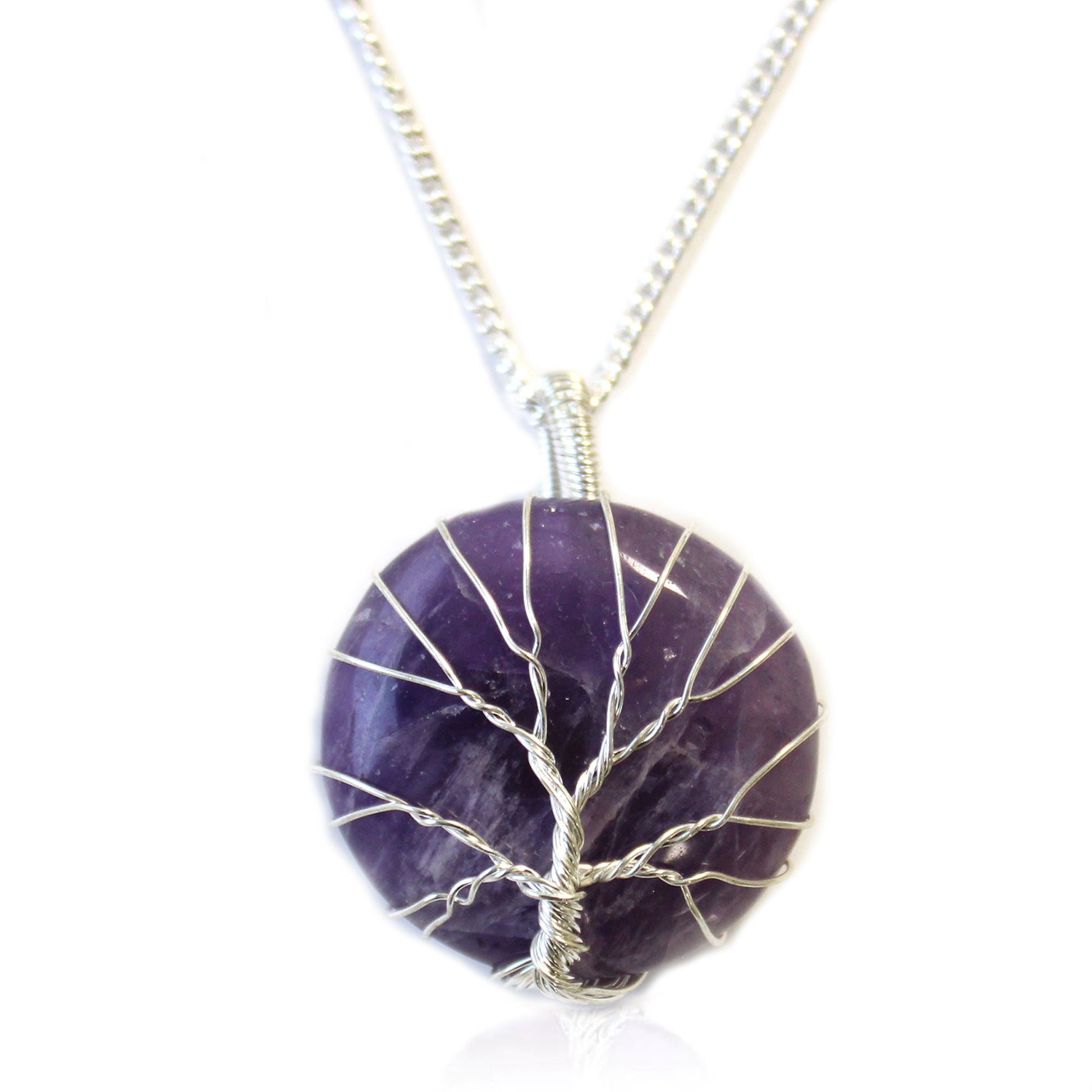 Tree of Life Gemstone Necklace - Amethyst From Witch, Please!