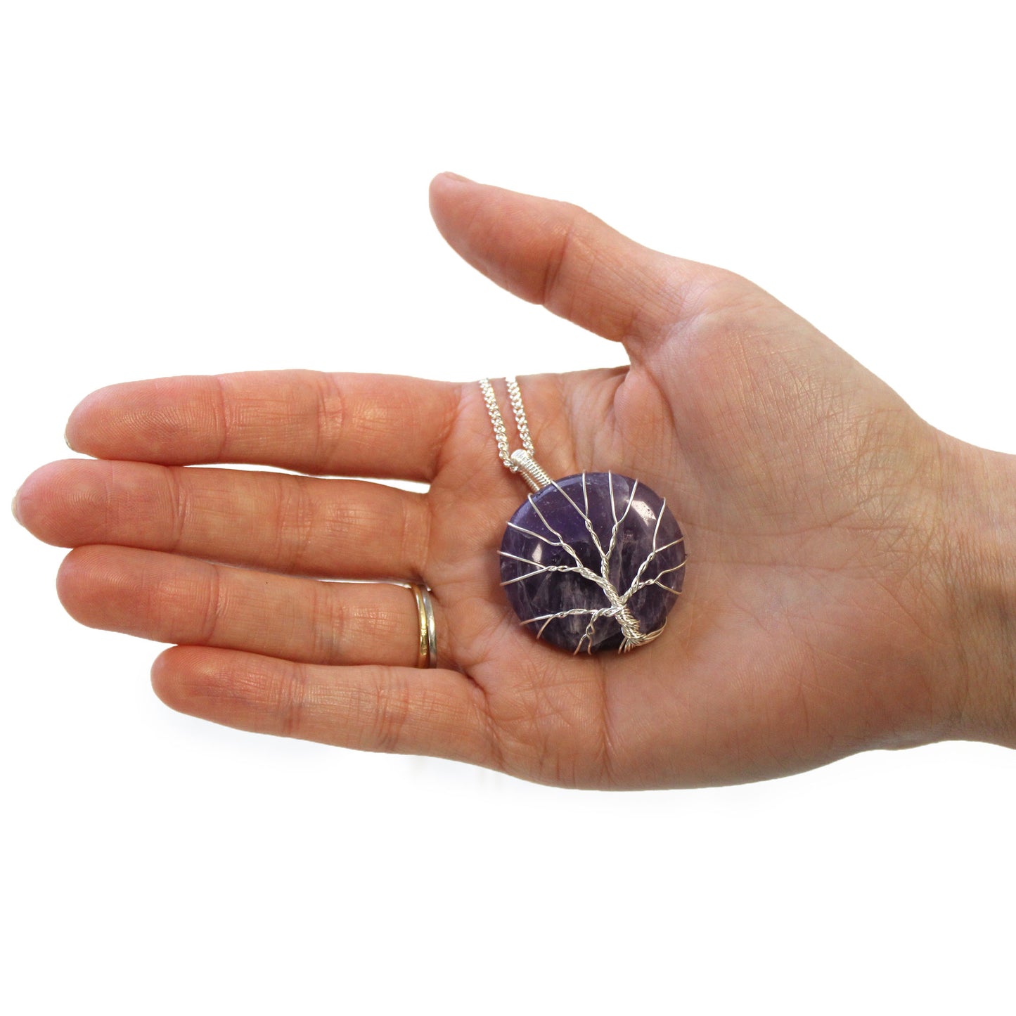 Tree of Life Gemstone Necklace - Amethyst From Witch, Please!