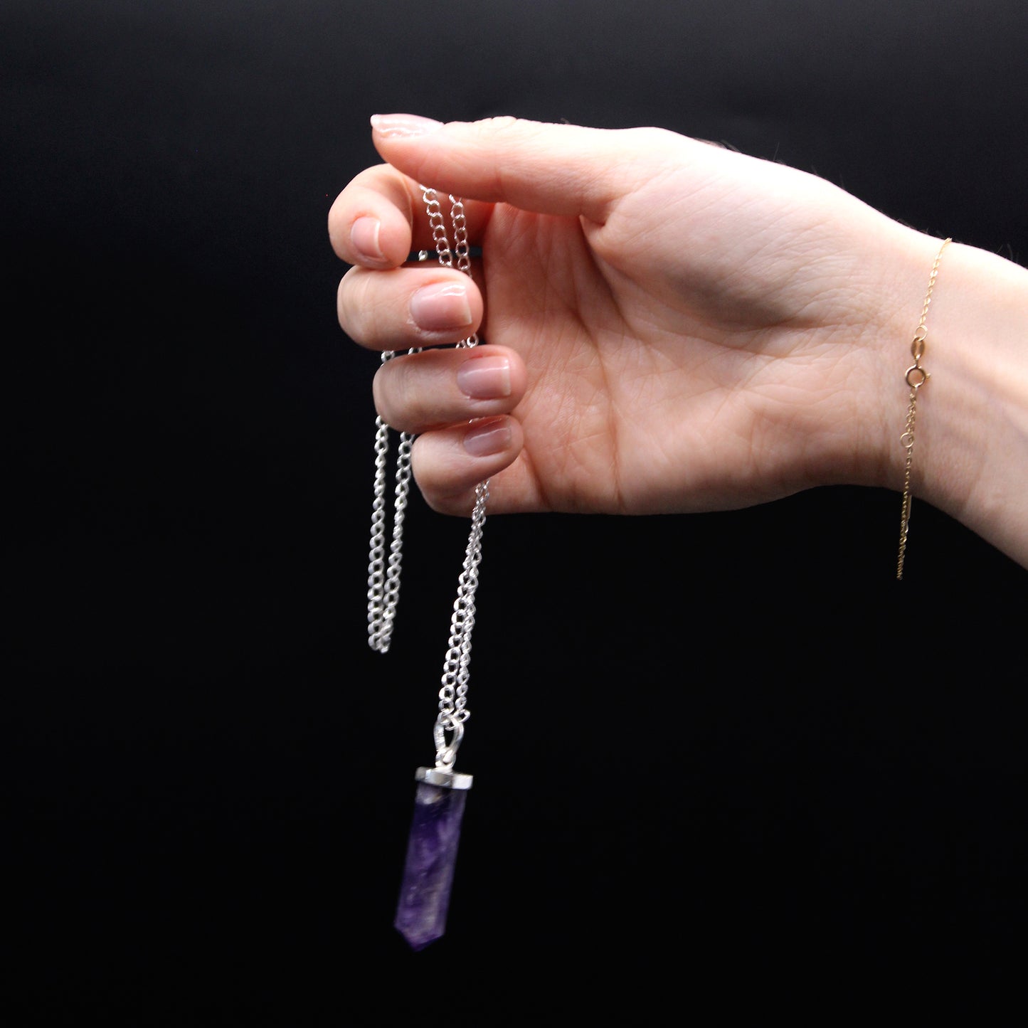 Gemstone Classic Point Pendant - Amethyst From Witch, Please!