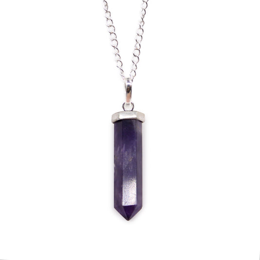 Gemstone Classic Point Pendant - Amethyst From Witch, Please!