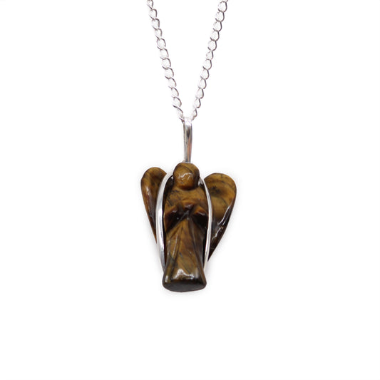 Gemstone Guardian Angel Pendant - Tiger Eye From Witch, Please!