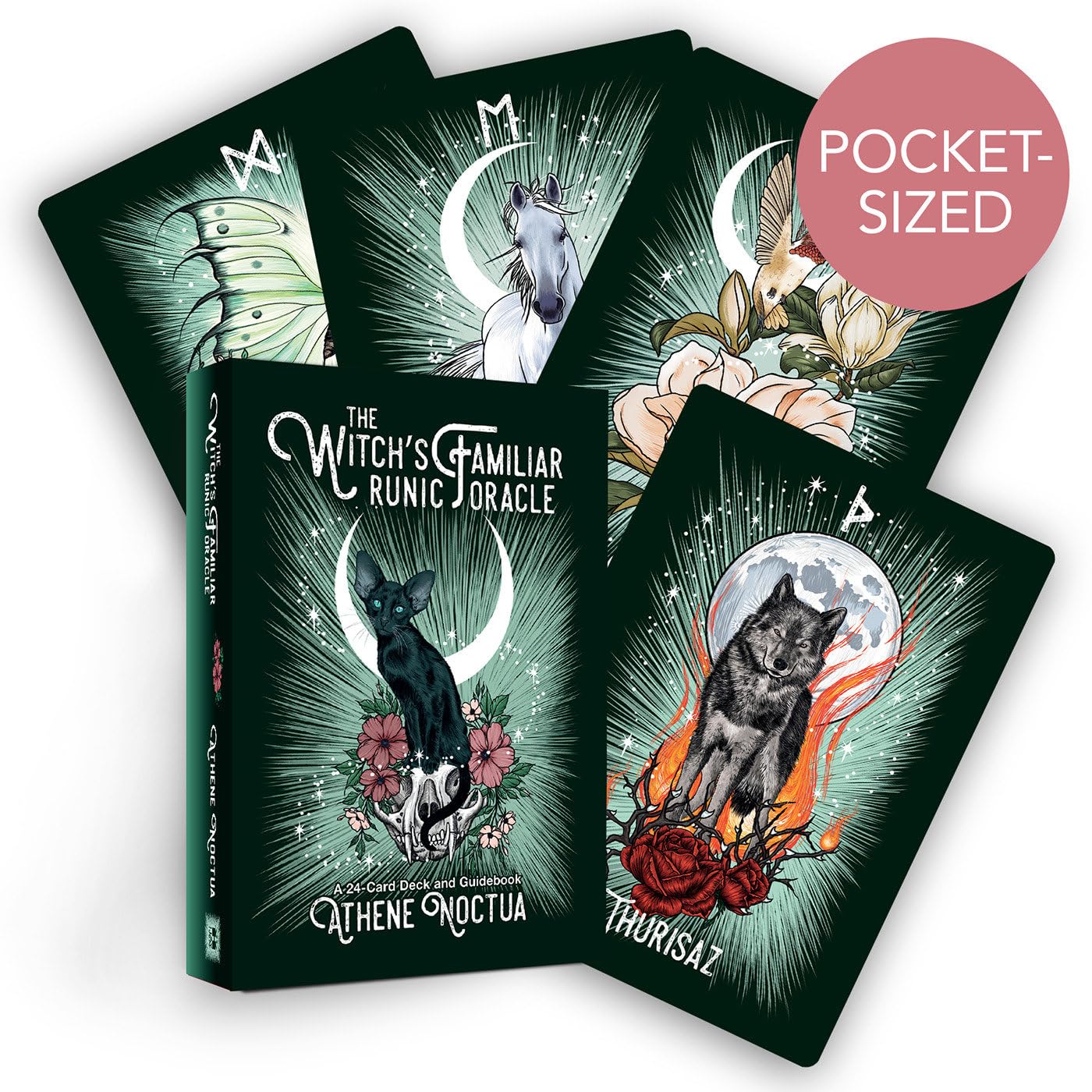 The Witch’s Familiar Runic Oracle : A 24-Card Deck and Guidebook