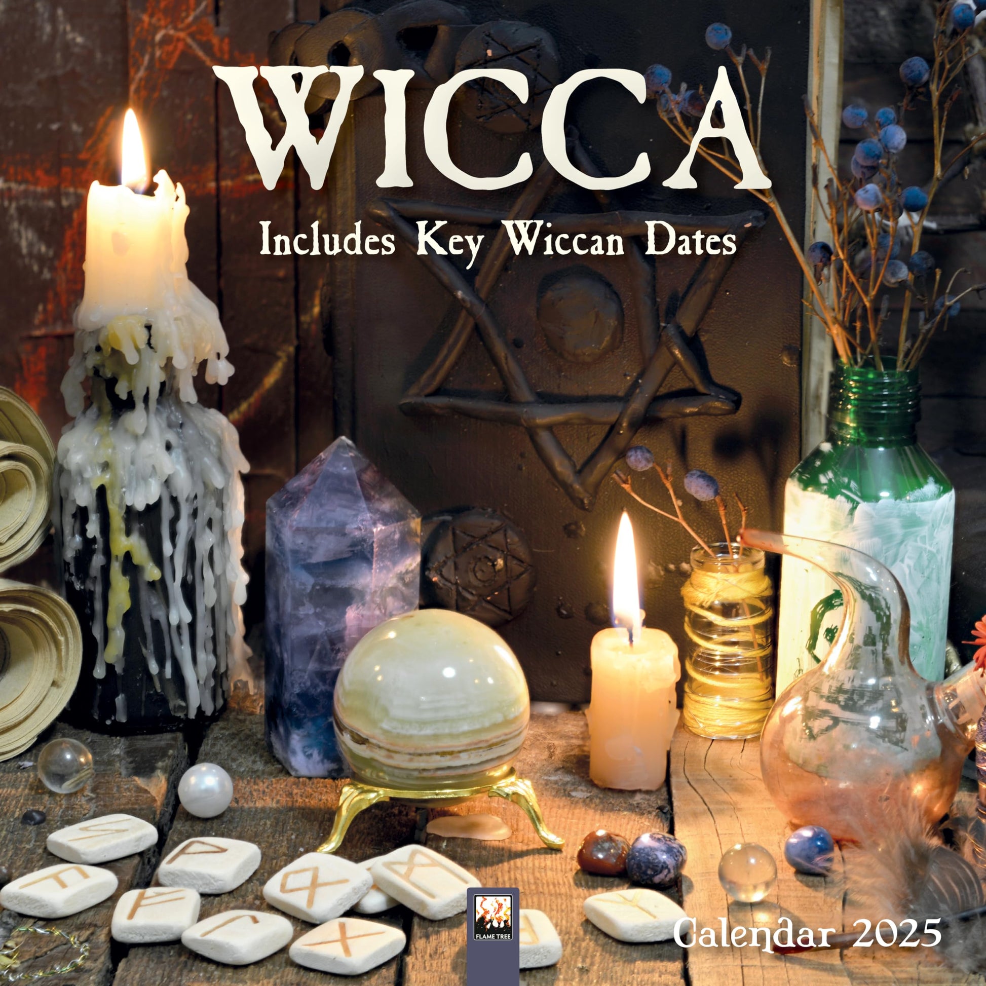 Wicca Wall Calendar 2025 (Art Calendar)