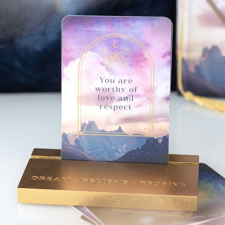 Ethereal Affirmation Cards with Wooden Stand From Witch, Please!