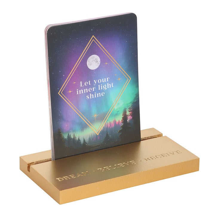 Ethereal Affirmation Cards with Wooden Stand From Witch, Please!