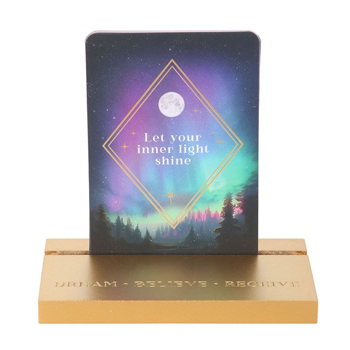 Ethereal Affirmation Cards with Wooden Stand From Witch, Please!