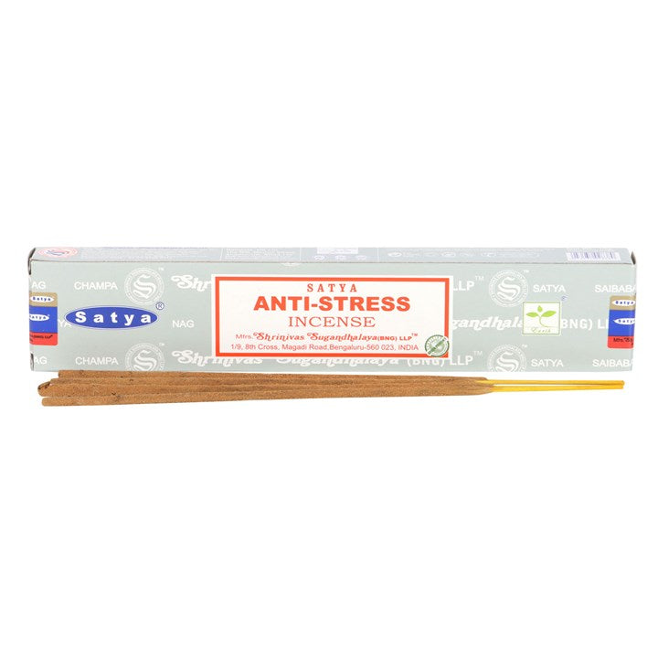 12 Packs of Anti-Stress Incense Sticks by Satya