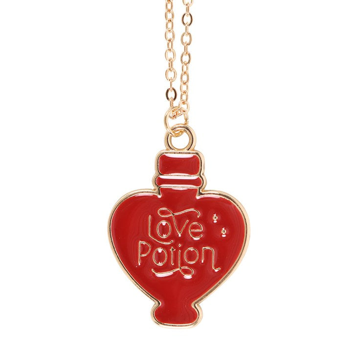 Love Potion Enamel Necklace Card From Witch, Please!