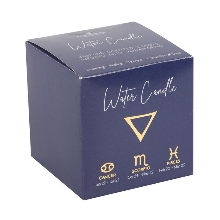 Water Element Jasmine Crystal Chip Candle From Witch, Please!