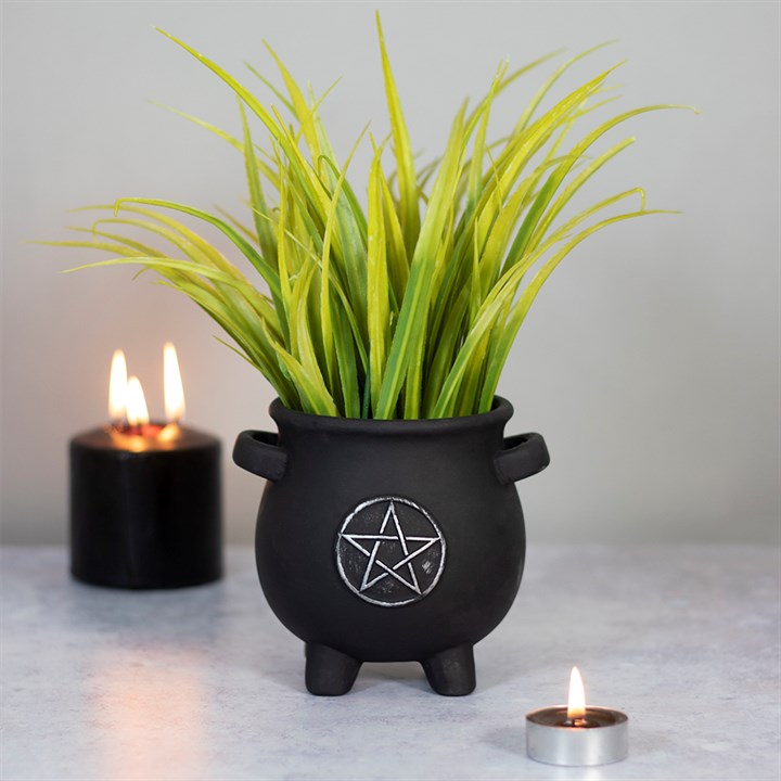 Pentagram Cauldron Plant Pot From Witch, Please!