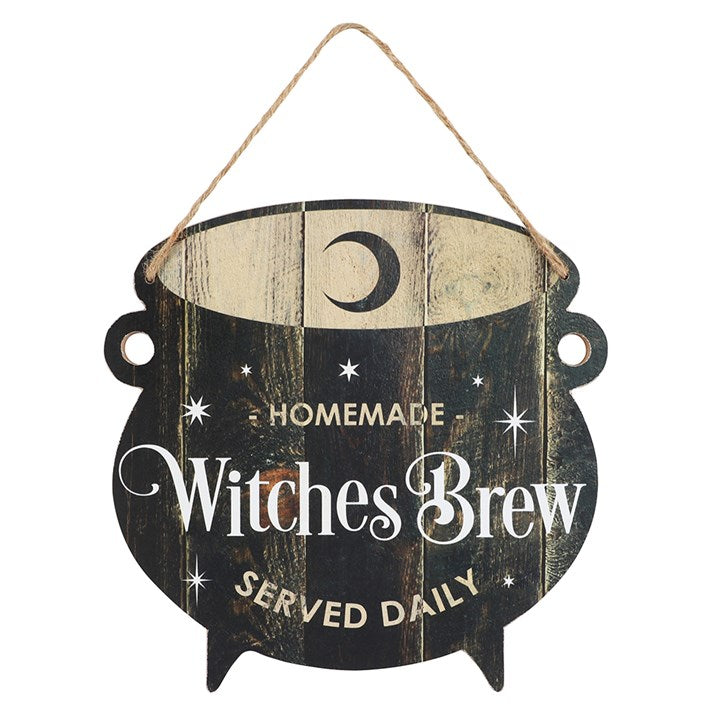 Witches Brew Cauldron MDF Hanging Sign From Witch, Please!