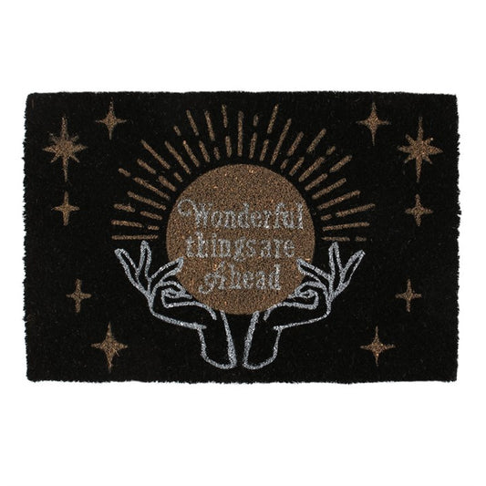 Fortune Teller Black Doormat From Witch, Please!