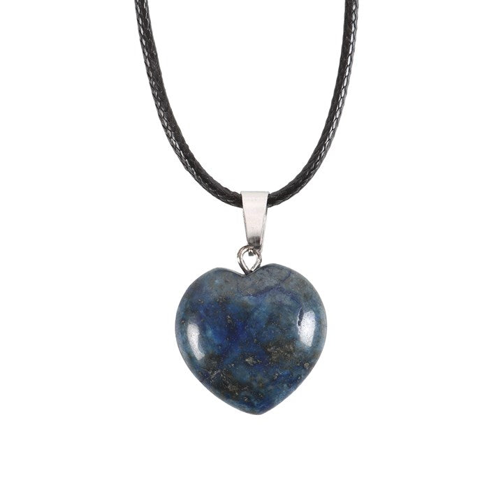 Lapis Lazuli Healing Crystal Heart Necklace From Witch, Please!