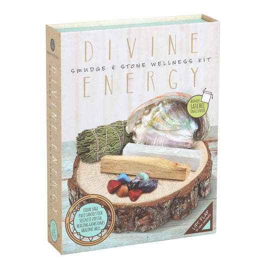 Divine Energy Smudge and Stone Wellness Kit From Witch, Please!