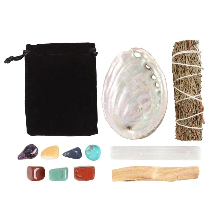 Divine Energy Smudge and Stone Wellness Kit From Witch, Please!