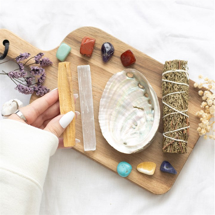 Divine Energy Smudge and Stone Wellness Kit From Witch, Please!