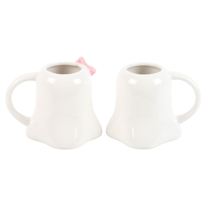 Mr and Mrs Boo Ghost Shaped Mug Set From Witch, Please!