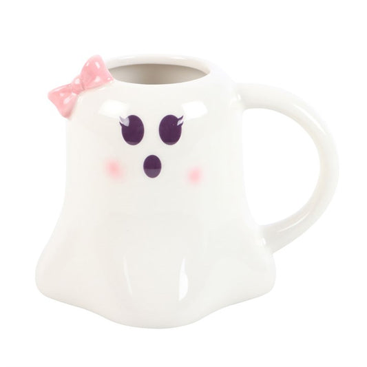 Mrs Boo Ghost Shaped Mug with Bow From Witch, Please!