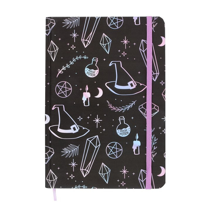 Crystal Witch Print A5 Notebook From Witch, Please!