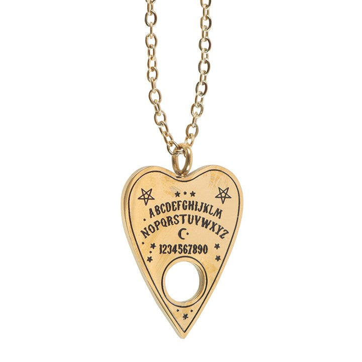 Talking Board Planchette Necklace Greeting Card From Witch, Please!