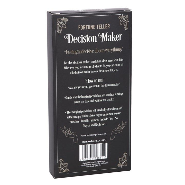 Pendulum Decision Maker From Witch, Please!