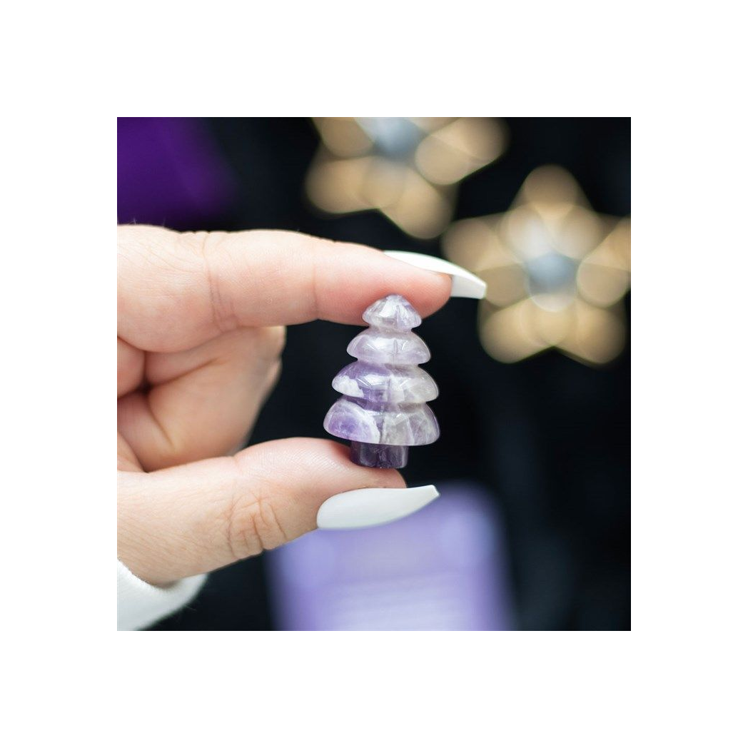 Amethyst Crystal Christmas Tree in a Bag From Witch, Please!