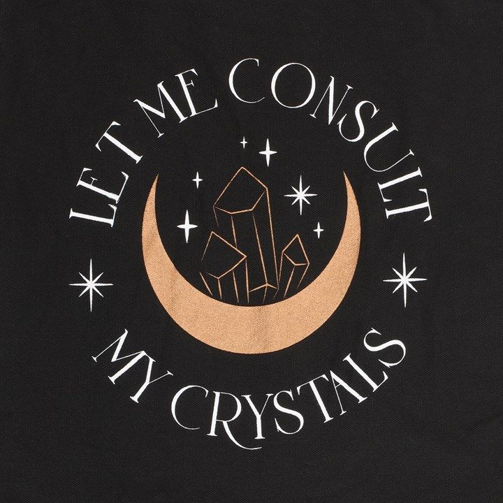 Let Me Consult My Crystals Polycotton Tote Bag From Witch, Please!