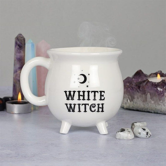 White Witch Cauldron Mug From Witch, Please!