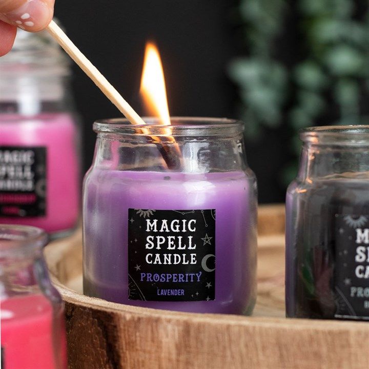 Lavender 'Prosperity' Spell Candle Jar From Witch, Please!