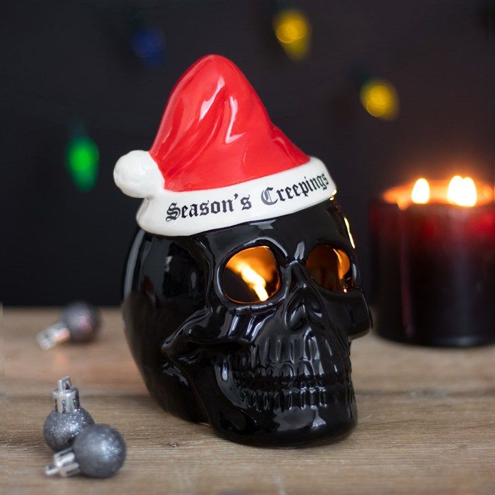 Seasons Creepings Skull Tealight Holder From Witch, Please!