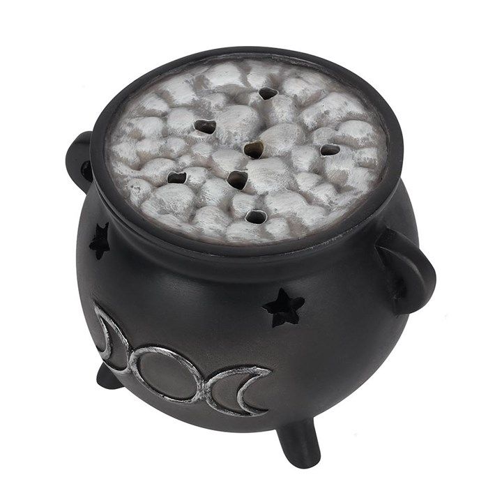 Triple Moon Cauldron Incense Cone Holder From Witch, Please!