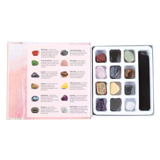 The Little Book of Crystal Healing Gift Set From Witch, Please!