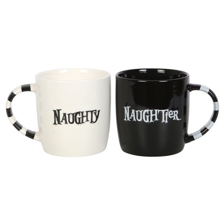 Naughty & Naughtier Couples Mug Set From Witch, Please!