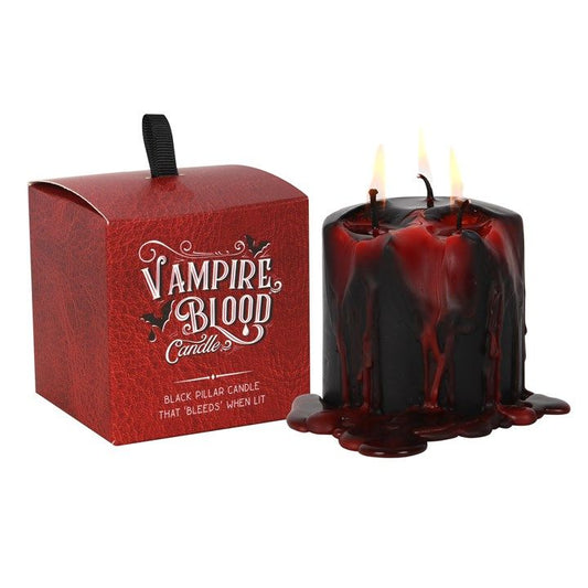 Small Vampire Blood Pillar Candle From Witch, Please!