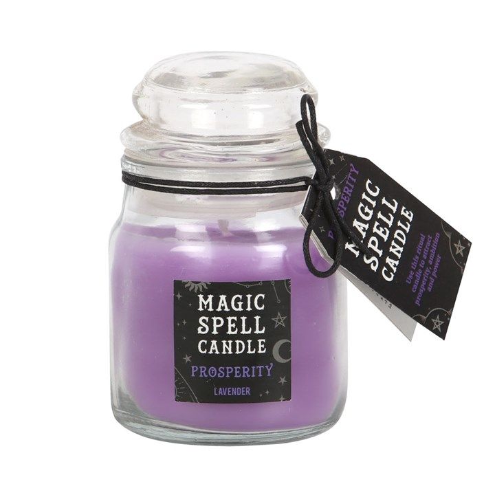 Lavender 'Prosperity' Spell Candle Jar From Witch, Please!