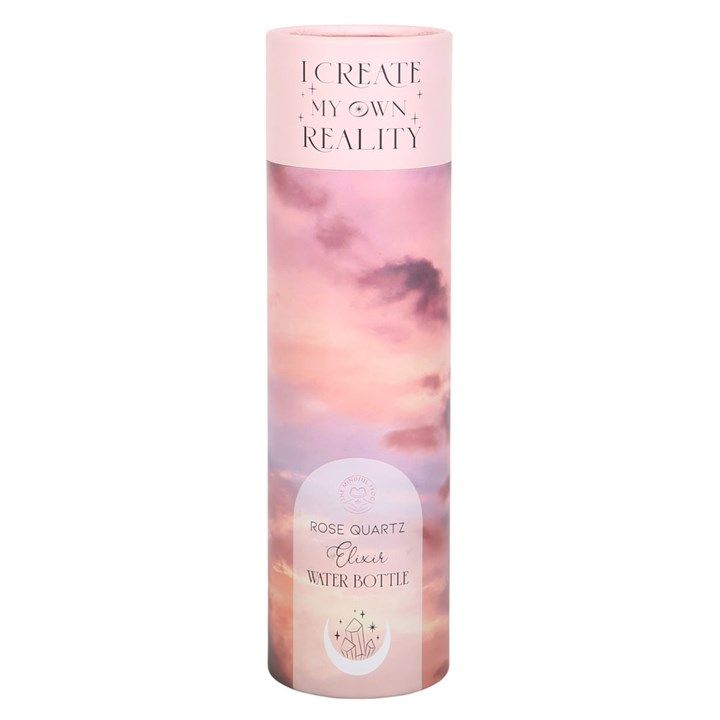 Rose Quartz Create My Own Reality Glass Water Bottle From Witch, Please!