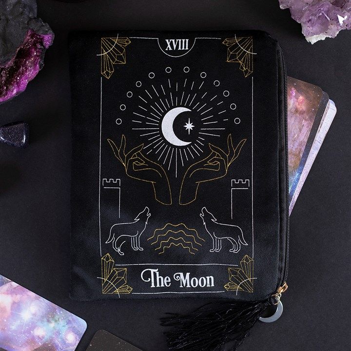 The Moon Tarot Card Zippered Bag From Witch, Please!