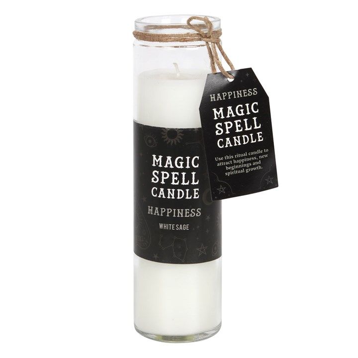 White Sage 'Happiness' Spell Tube Candle From Witch, Please!