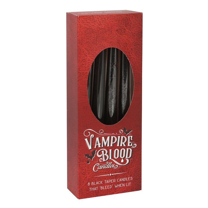 Set of 8 Vampire Blood Taper Candles From Witch, Please!