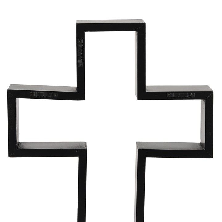 Black Crucifix Shelving Display From Witch, Please!