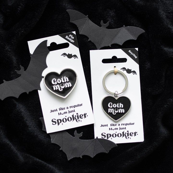 Goth Mum Pin Badge From Witch, Please!