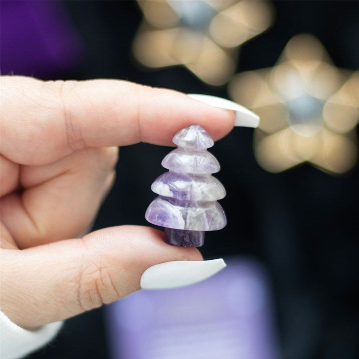 Amethyst Crystal Christmas Tree in a Bag From Witch, Please!