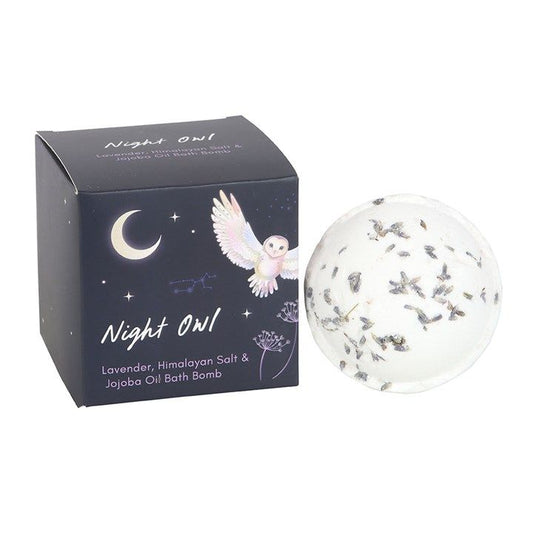 Night Owl Lavender, Himalayan Salt & Jojoba Bath Bomb From Witch, Please!