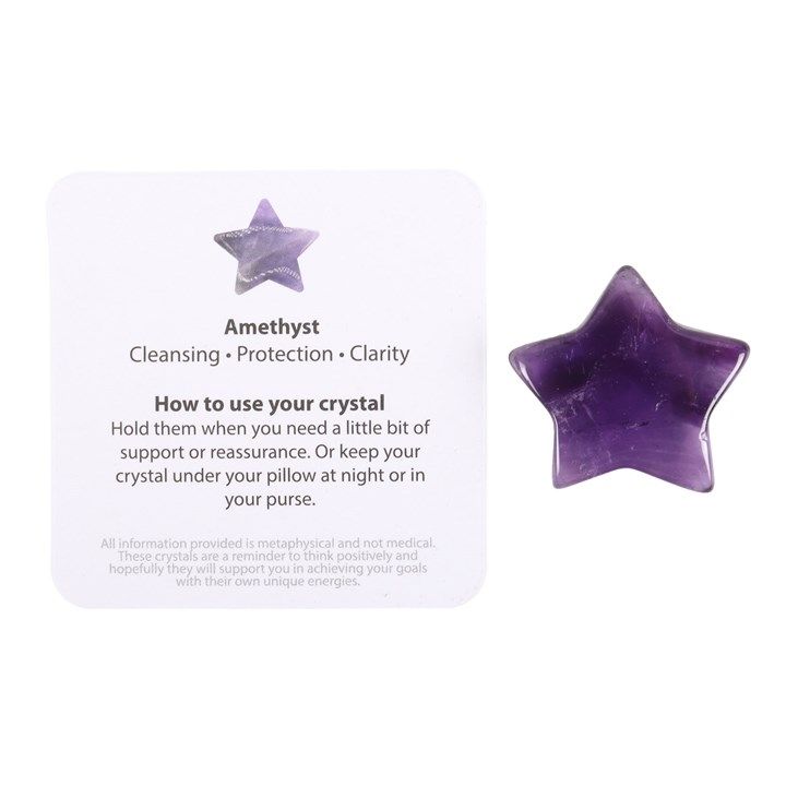 Friends Are Like Stars Lucky Amethyst Crystal Star in a Bag From Witch, Please!