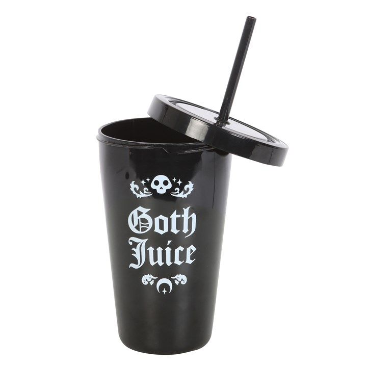 Goth Juice Plastic Tumbler with Straw From Witch, Please!