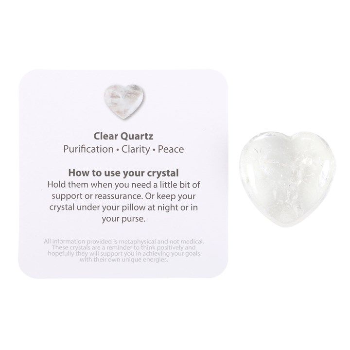 You Rock Clear Quartz Crystal Heart in a Bag From Witch, Please!